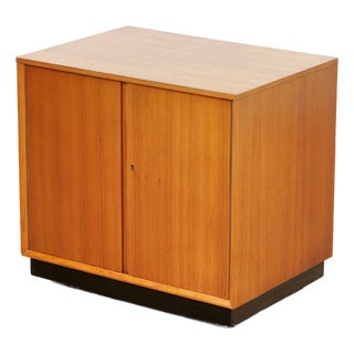 1960s Mid Century Teak Vinyl Record Storage by Dynatron For Sale