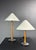 Pencil Reed Rattan Bamboo and Chrome Table Lamps, 1980s, Set of 2 For Sale - Image 12 of 18