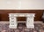 English Chesterfield Desk in White For Sale - Image 3 of 18