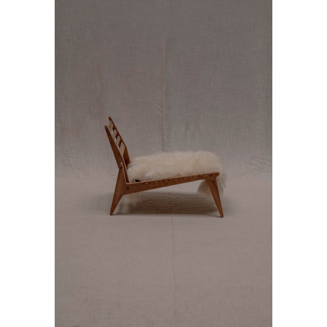 1960s Vintage Hunting Lounge Chair from VEB Deutsche Werkstätten Hellerau, 1950s For Sale - Image 5 of 16