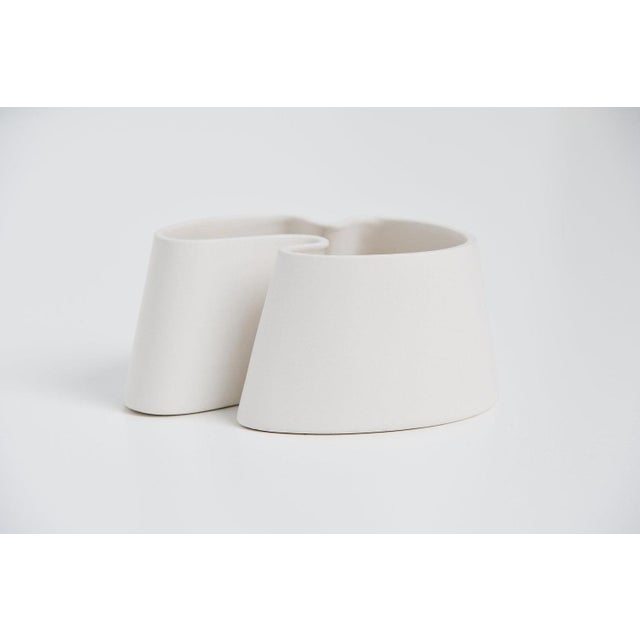 White Philippines Vase by Angelo Mangiarotti for Danese, Italy, 1964 For Sale - Image 8 of 9