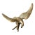 Vintage Solid Brass Eagle | Mid-Century Brass Bird Figurine | 12" Wingspan | Hollywood Regency Decor | Traditional Office Shelf Accent For Sale