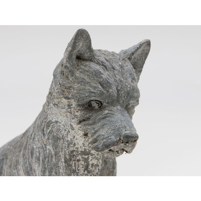 Scottish Terrier Cast Iron or Spelter Figurine, Uk Early 20th C. For Sale In New York - Image 6 of 6