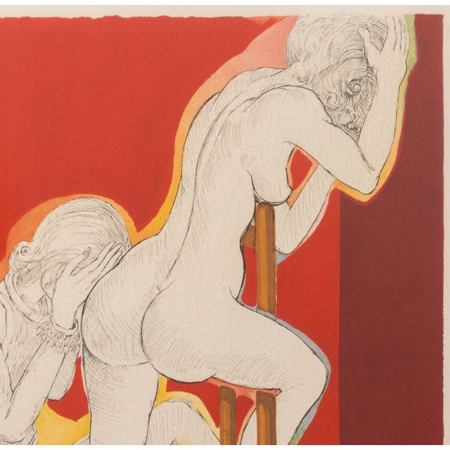 Abstract Salvador Dali "Without Hope" Lithograph, 1969 For Sale - Image 3 of 12