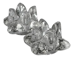 Vintage Lead Crystal Candleholders by Ann Wolff for Kosta Boda, 1970, Set of 2