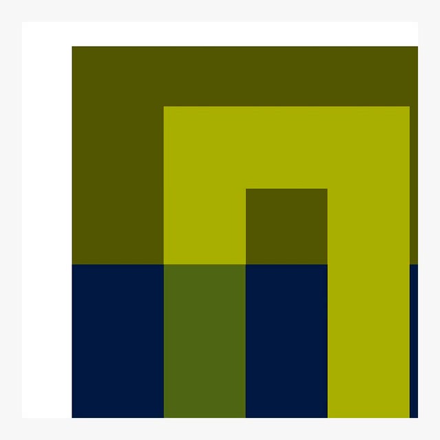 Kelly Green Lime and Deep Navy Hooks Fine Art Print Set 30" X 40" by Liz Roache For Sale - Image 8 of 11