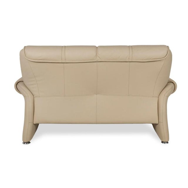 Leather Two-Seater Sofa from Elastoform For Sale - Image 4 of 6