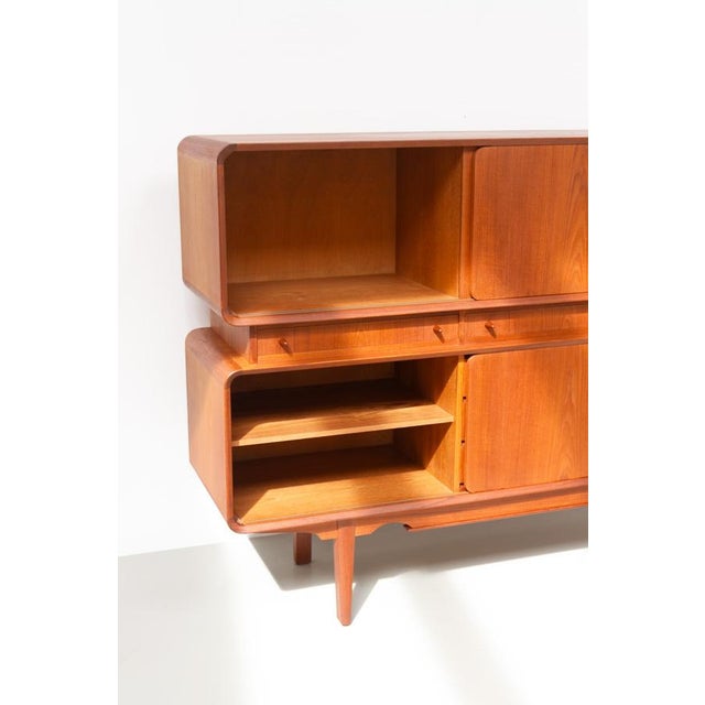 Mid-Century Danish Teak Double Decker Sideboard, 1960s For Sale - Image 13 of 18
