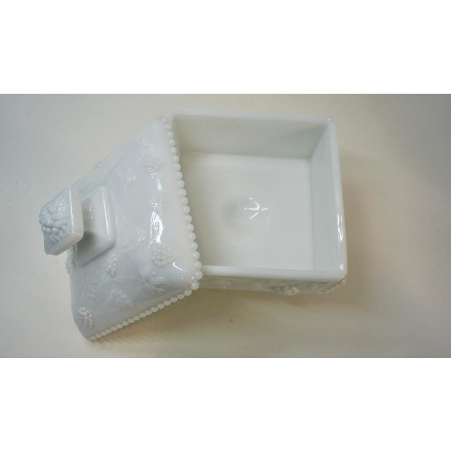 Mid-Century Milk Glass "Harvest Grape" Console Set - 3 Pieces For Sale - Image 9 of 11