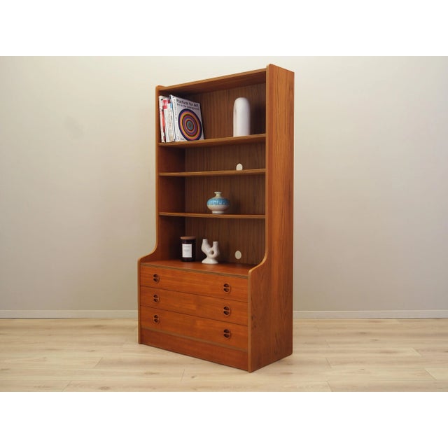 Vintage Danish Teak Bookcase, 1960s For Sale - Image 3 of 18