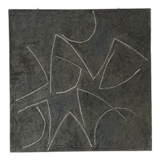 Georges Ferrato, Abstract Composition 6, Acrylic on Canvas For Sale