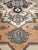 Late 19th Century Antique Persian Serapi Carpet, Geometric, Ivory Hand Knotted Wool Oriental Rug For Sale - Image 5 of 18