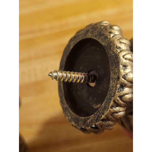 1990s French Style Ceramic Acorn Finials For Sale In San Francisco - Image 6 of 11