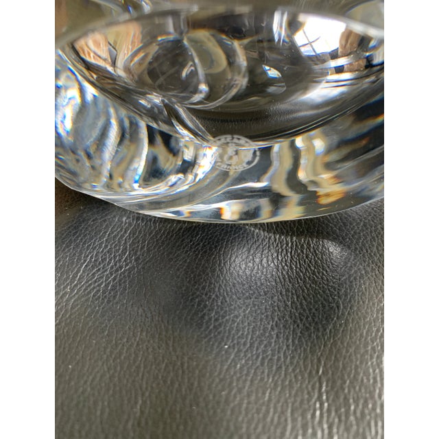 1980s Baccarat France Giverny Crystal Flower Vase For Sale - Image 10 of 12