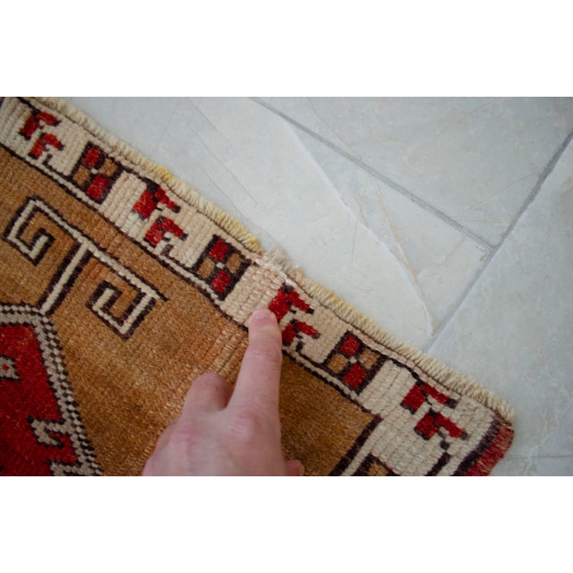 1980s Turkish Rug -1′11″ × 3′3″ For Sale - Image 14 of 14
