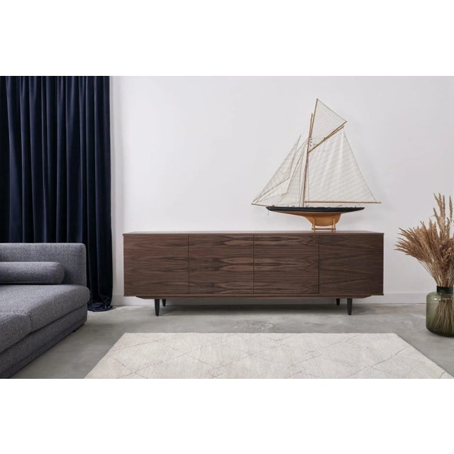 Walnut Sideboard, Scandinavia For Sale - Image 3 of 10
