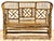 Brown Vintage Brighton Pavilion Style Chippendale Bamboo Caned Seat Bench Settee For Sale - Image 8 of 11