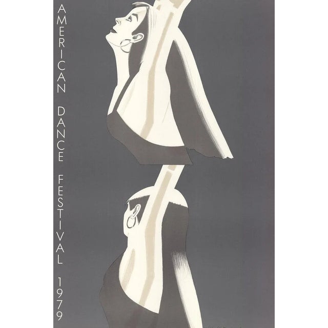Artist: Alex Katz Title: William Dunas Dance, Pamela-American Dance Festival Year: 1979 Signed: No Medium: Lithograph...