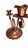 Vintage Gregorian Copper Candle Holder MCM Rustic Lodge Cabin Cottage For Sale - Image 6 of 9