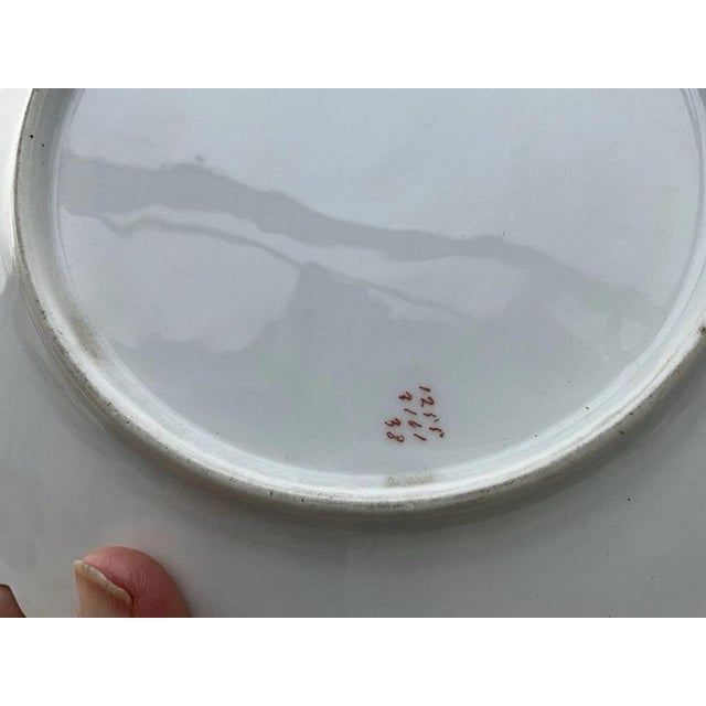 Antique Bavaria Pensée Porcelain Portrait Plates from Rosenthal, Set of 2 For Sale - Image 9 of 10