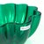 1980s Vintage Oversized Villeroy & Boch 'Neptun' Emerald Green Fluted Crystal Bowl, Made in Germany For Sale - Image 5 of 10