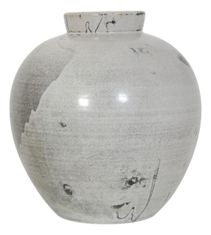 Vintage Grey Ceramic Vase by Herman Kæhler, 1950s