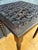Spanish Barley Twist Side Table with Geometric Carved Top, 1930s For Sale - Image 4 of 11