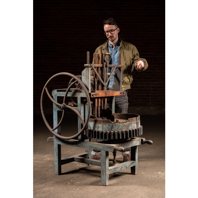c. 1862; Gregory W. Dechant - Berrysburg, Dauphin County, Pennsylvania, United States Large hand-cranked rotating sausage...