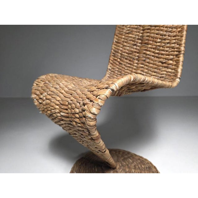 1970s Sculptural Banana Leaf S Chair by Marzio Checchi, 1970s For Sale - Image 5 of 8