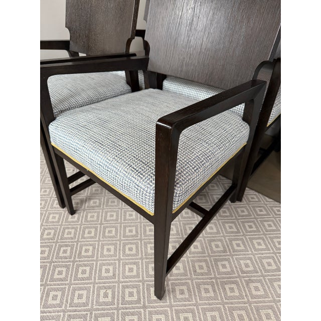 Set of 6 Barclay Butera Highland Arm Chairs For Sale - Image 13 of 13