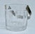 Italian Vintage C.1980's Italian "Ragalia" Leaded Crystal With Polished Nickel Handled Ice Bucket For Sale - Image 3 of 12