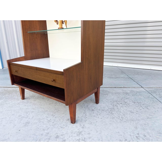 1960s Mid Century Walnut Bookcase by Kipp Stewart For Sale - Image 11 of 13