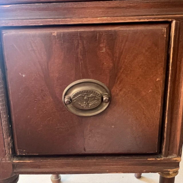 1920s Berkey & Gay Antique Federal Revival Vanity / Writing Desk – 1925 For Sale - Image 5 of 8