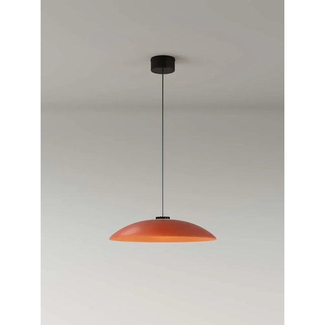 Medium Red Headhat Plate Pendant Lamp by Santa & Cole For Sale - Image 4 of 12
