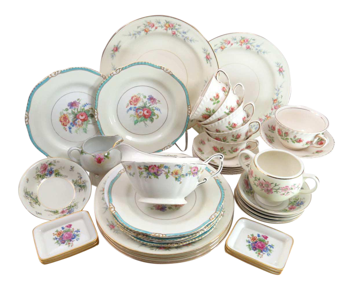 Service For 6 Dinnerware Set & Brilliant Royal Du0027oree 18 Piece