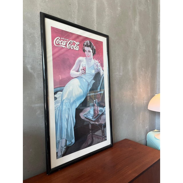Vintage Coca Cola Poster, 1970s For Sale - Image 9 of 11