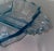 1930s Fostoria Blue Glass Relish Dish For Sale In New York - Image 6 of 8
