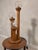 My parents purchased this table lamp new from a boutique in San Francisco in the late 1970's. It is a vintage honey oak...