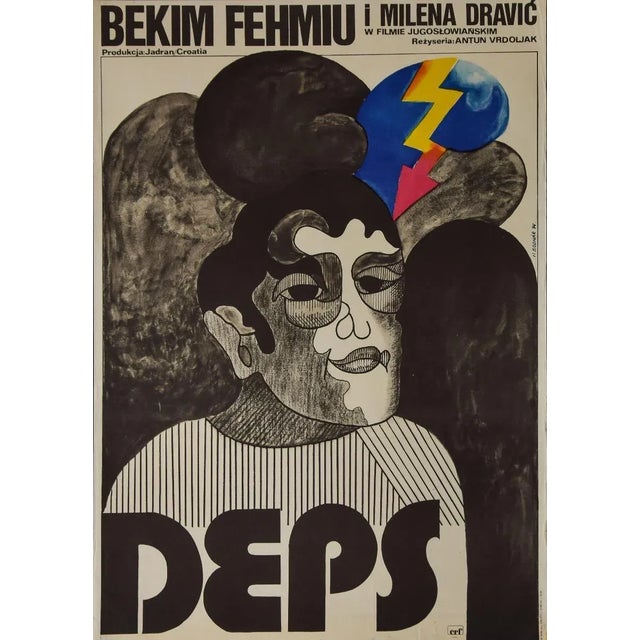 Deps vintage poster is an offset print on paper realized by F.I. Bodnar in 1974. Original colored offset. Good condition...