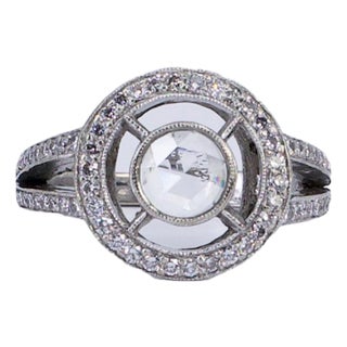 Late 20th Century Rose Diamond Ring, Size 6.25 For Sale