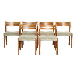 Pine No. 404 Dining Chairs by Niels O. Møller Moller for J.L. Møller, 1970s, Set of 6 For Sale