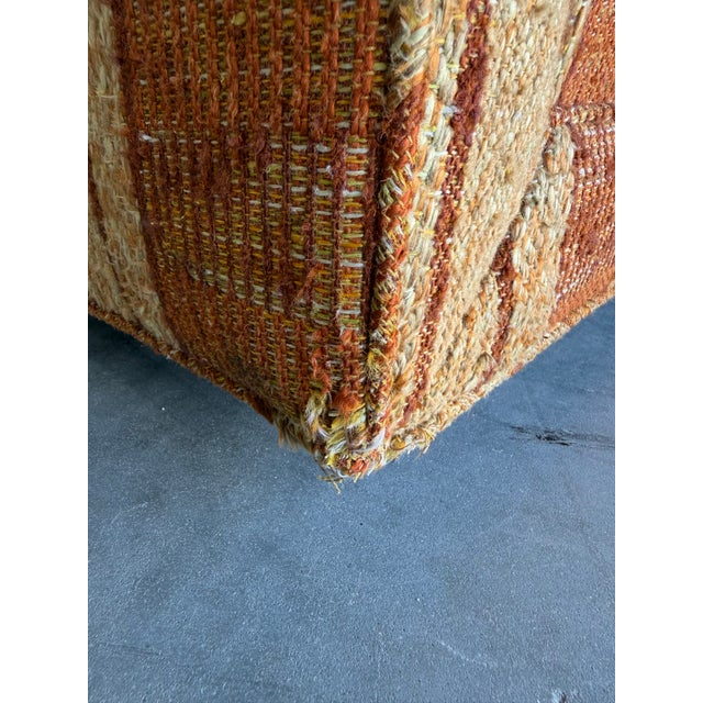 Mid Century Modern Founders Furniture Nubby Striped Club Chair For Sale - Image 11 of 12