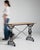 Metal Cast Iron Bistro Table with Oak Top, Antique, France, 20th Century For Sale - Image 7 of 18