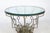Mid-Century Modern 1940s Mid-Century Modern Circular Glass Side Table With Bronze Structure, France For Sale - Image 3 of 9