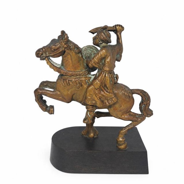 Mid 20th Century Warriors on Horseback in Bronze, 1950s, Set of 2 For Sale - Image 5 of 9