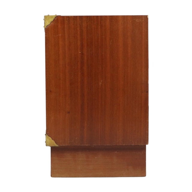 Vintage Campaign Bedside Table by Gautier, France, 1960s For Sale - Image 6 of 18
