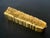 A rare cast gilt bronze box "Pinocchio" by French Parisian art jeweler Line Vautrin (1913-1997). The elongated lidded box...