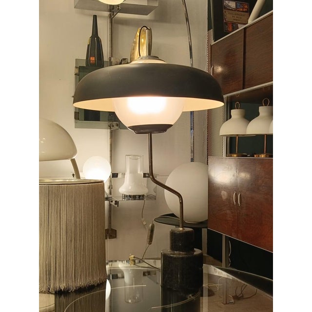 Metal Mikado Table Lamp by Luigi Caccia Dominioni for Azucena, Italy, 1960s For Sale - Image 7 of 10