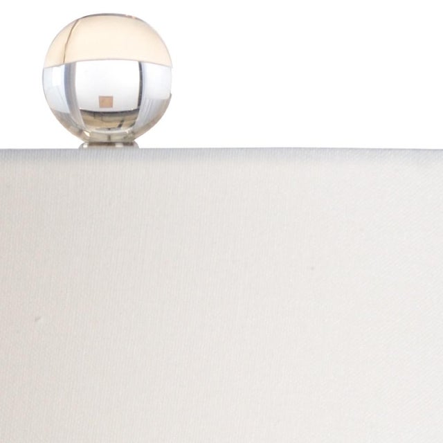 Contemporary Wildwood Twister Table Lamp - Snow For Sale - Image 3 of 4