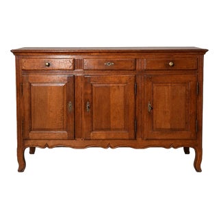French Country Style Oak Sideboard For Sale